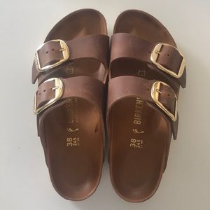 Birkenstock Big Buckle Oiled Leather